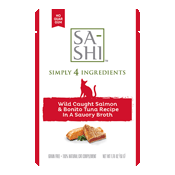 Sa-Shi Wild Caught Salmon & Bonito Tuna Cat Pouch